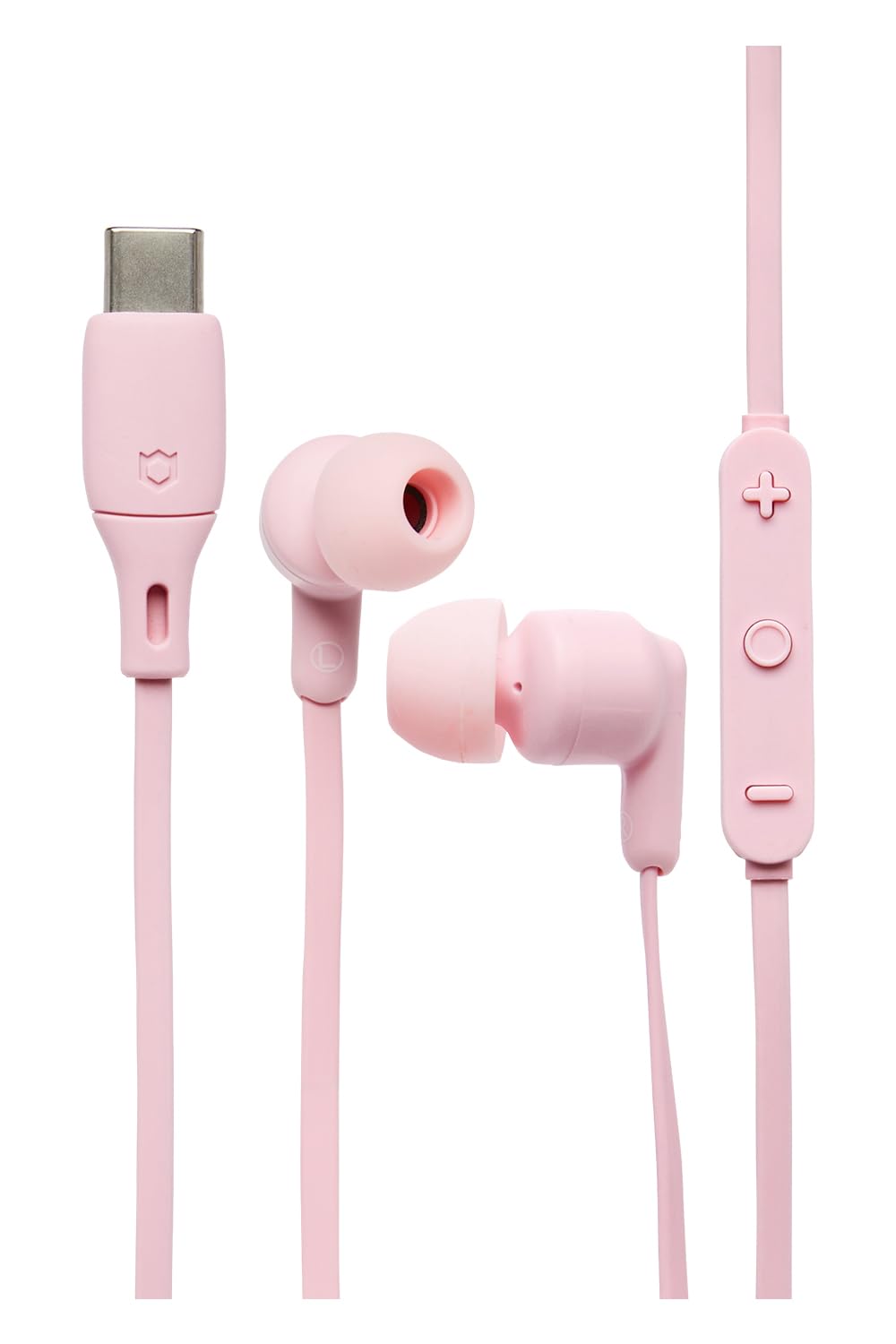 Amazon.co.jp: iFace マイク付き ワイヤード イヤホン (USB-C/ピンク